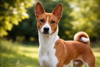 Basenji kutya, intelligens és önálló háziállat.