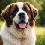 Bernáthegyi kutya, a legendás hegyi mentő a természetben