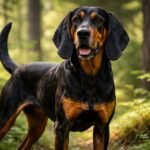 Fekete-cser mosómedvekopó erdőben, energikus megjelenés