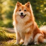 Finn spicc kutya a természetben, vidám és hűséges társ.