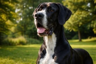 Német dog, a családszerető óriás kutya