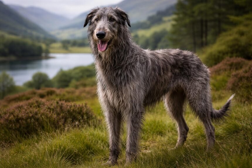 Skót szarvasagár a természetes környezetében