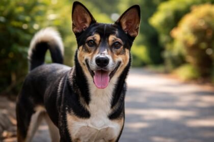 Boldog tajvani kutya a természetes környezetben