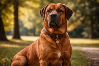 Hűséges Tosza inu kutya a természetben