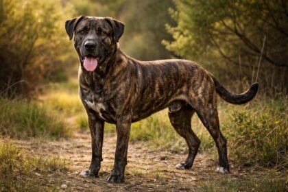 Uruguay-i cimarrón kutya természetes környezetben.