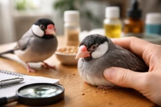 Japán sirályka gondozása és egészségügyi figyelmeztető jelek