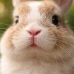 Nyúl orra rezeg a kíváncsiság és érzékelés miatt