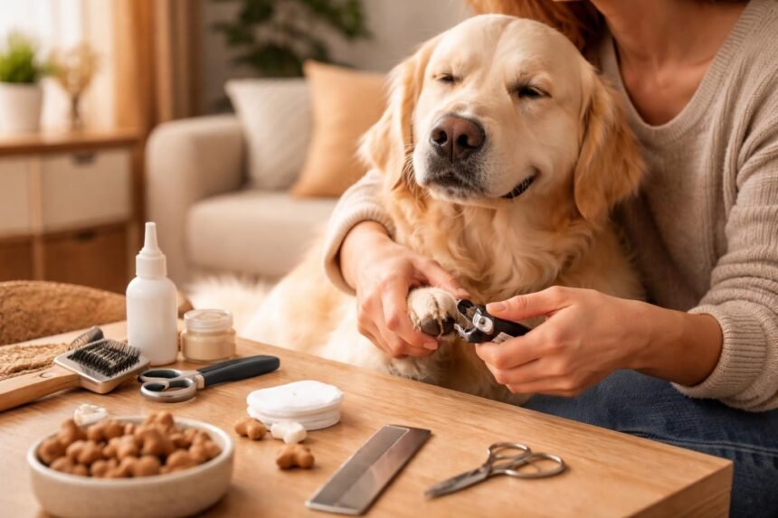 Körömvágás és fültisztítás: Így szoktasd hozzá a kutyádat a kozmetikázáshoz stresszmentesen Kutyaköröm vágása és fültisztítás stresszmentesen tanítva