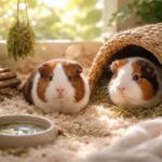 Tengerimalac szalmakunyhóban nyári melegben pihenve